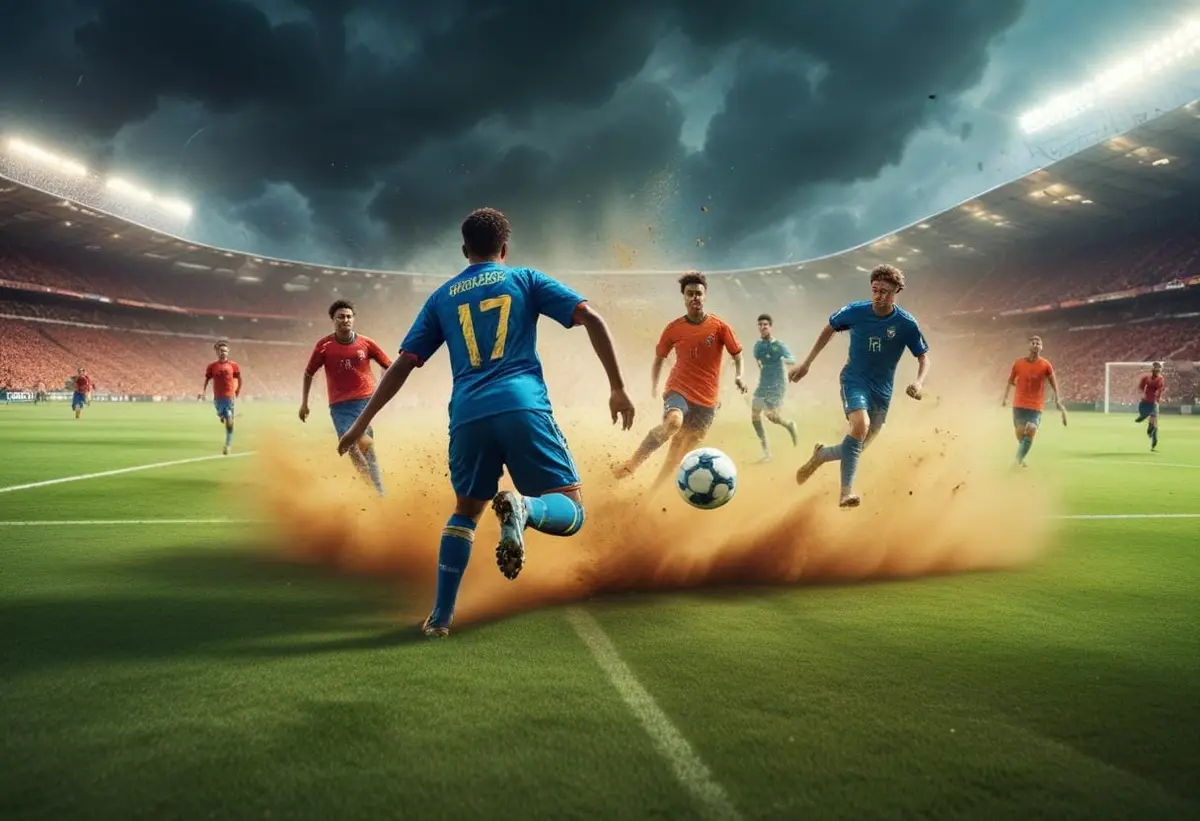 Hur snabbt springer Mbappé? Fartens mästare på planen! illustration