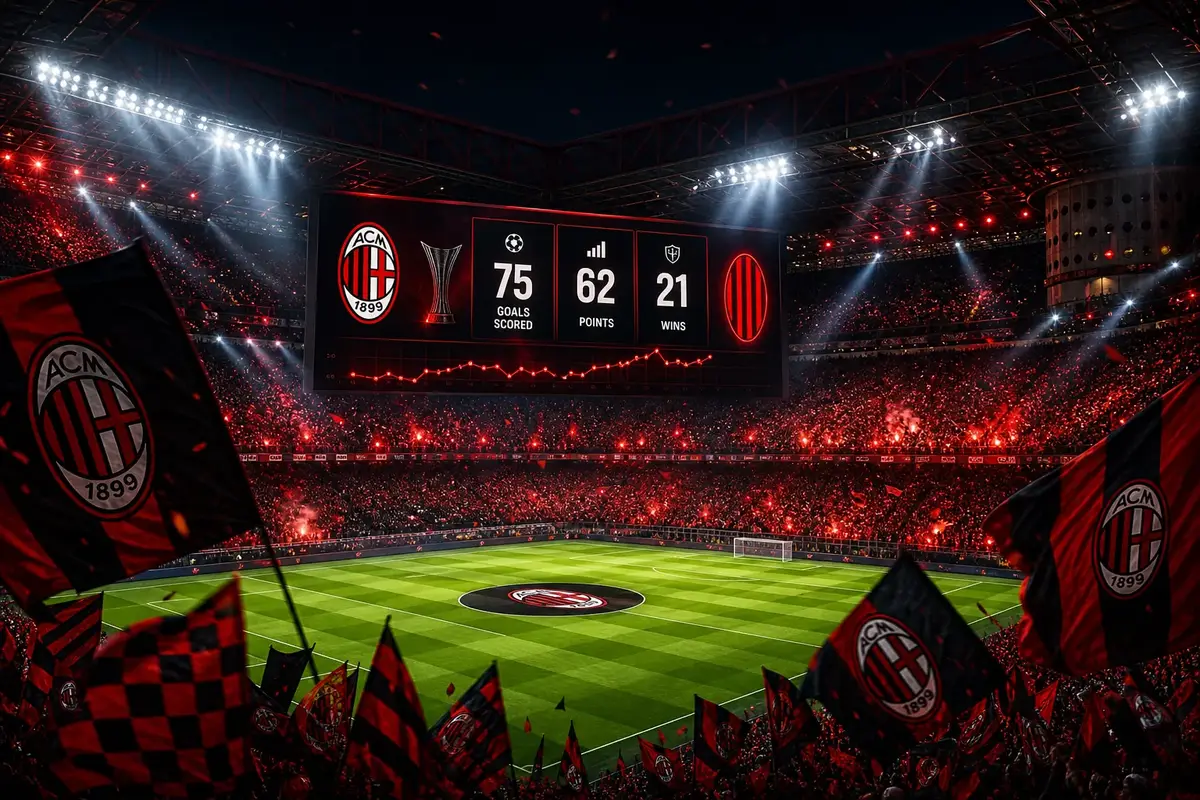 Kolla in poängställning i AC Milan — bättre än väntat illustration