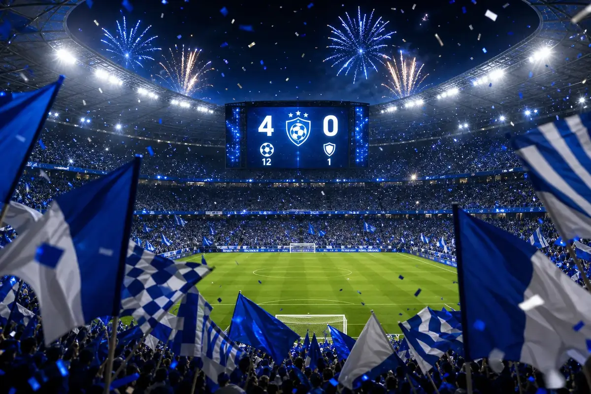 Poängställning i Schalke 04 illustration